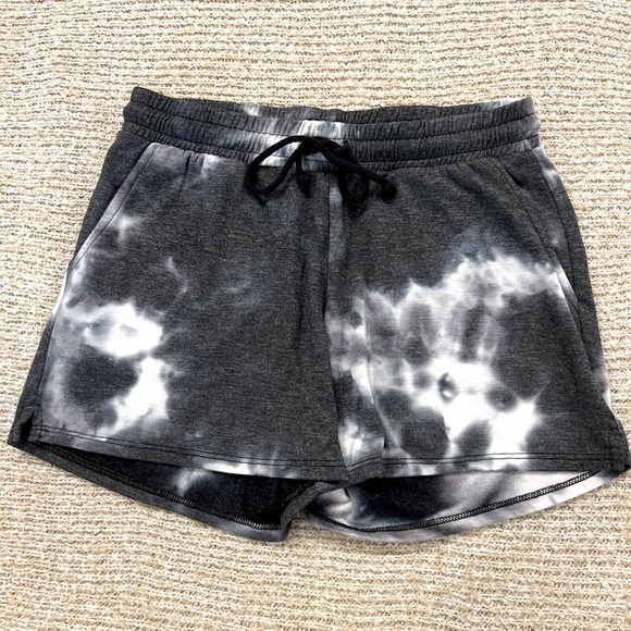 Pixie Lane cold shoulder tie dye hoodie - Picture 2 of 2